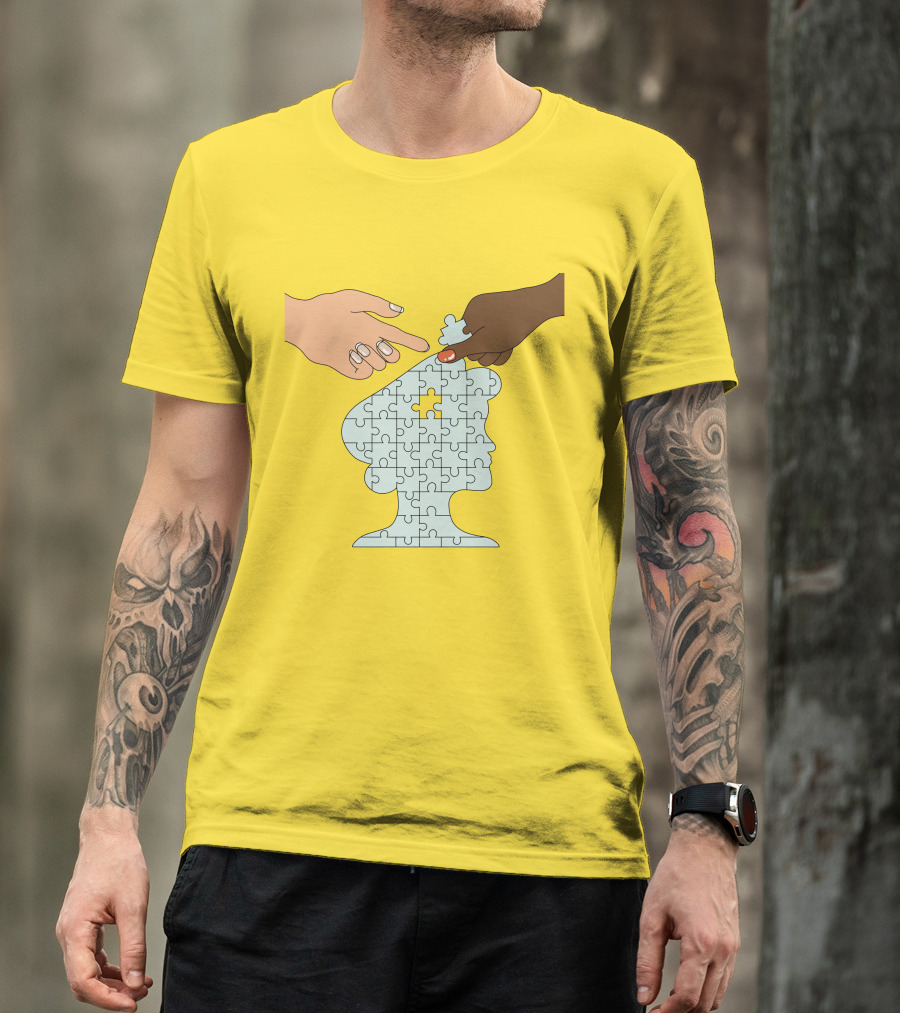 The Philanthropy Boys Club In Her Words Puzzle Head Collaboration T-Shirt