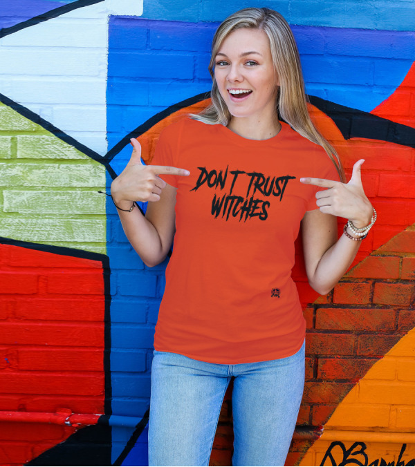 Don't Trust Witches Jack Posobiec Bring Ammo Text T-Shirt