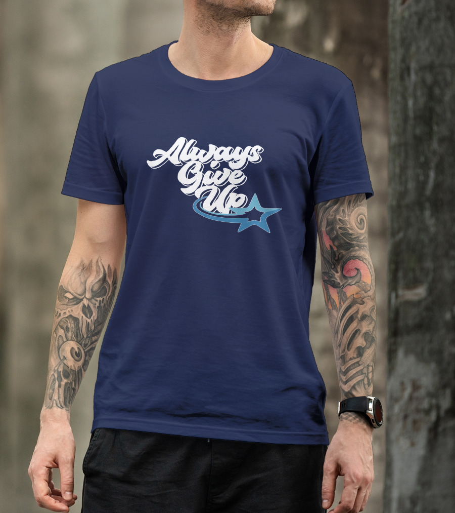 Always Give Up Star Swoosh T-Shirt