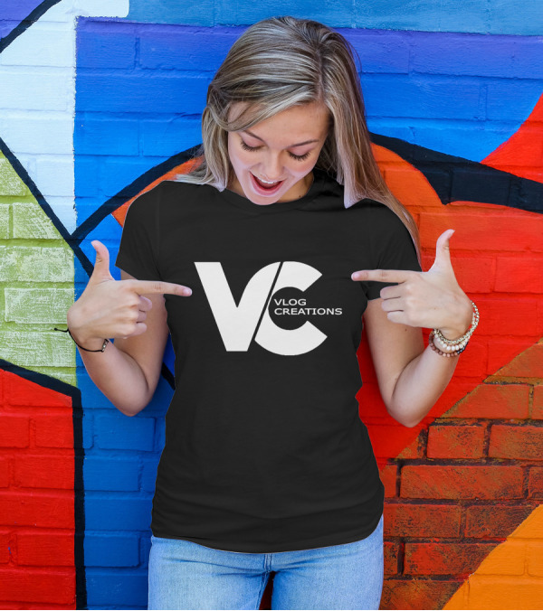 VC VLOG CREATIONS LOGO T-Shirt