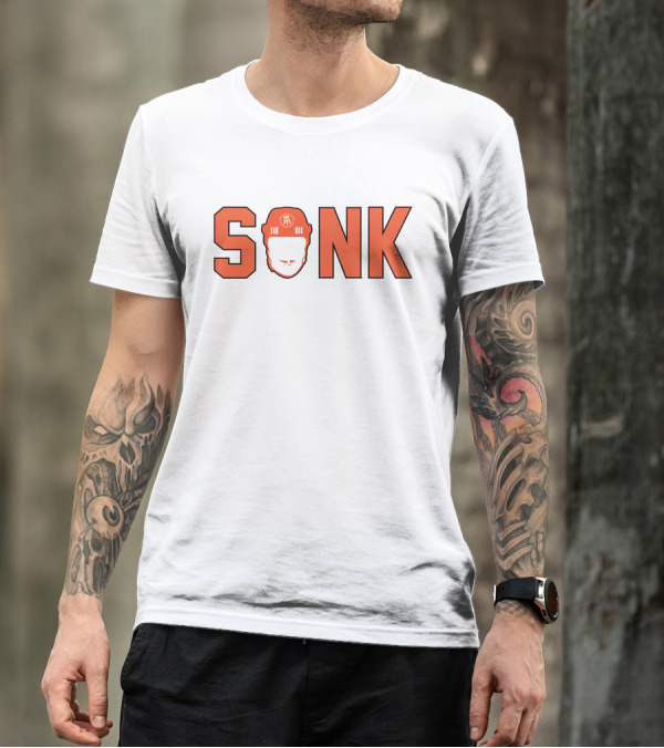 Spittin' Chiclets Sonk Phi Hockey Helmet T-Shirt