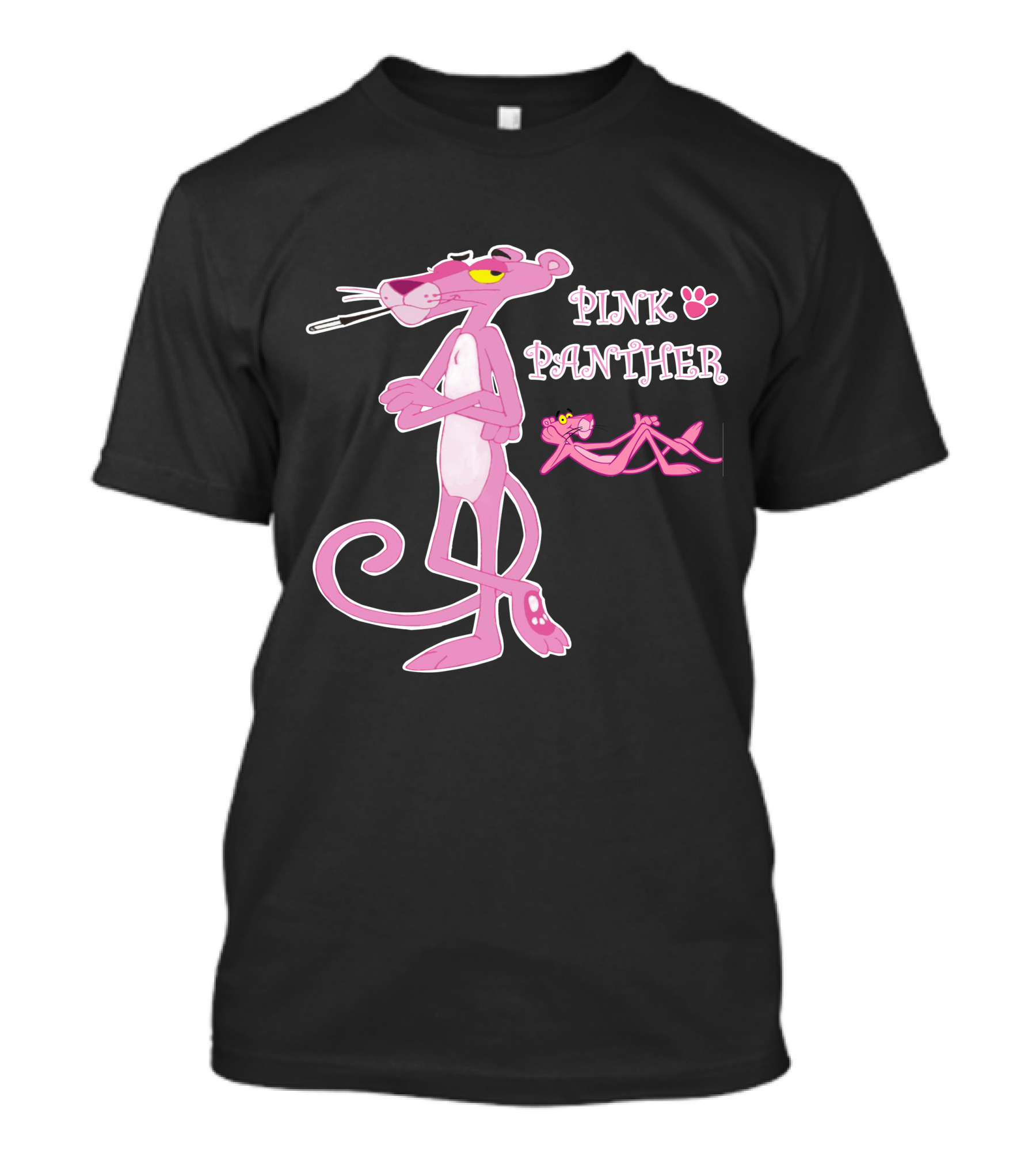 Pink Panther Classic Style Lined T-Shirt