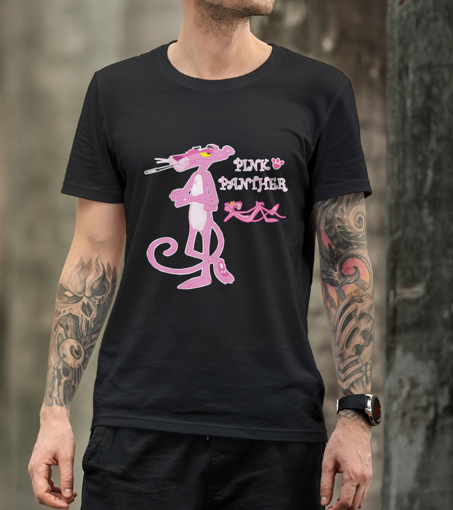 Pink Panther Classic Style Lined T-Shirt