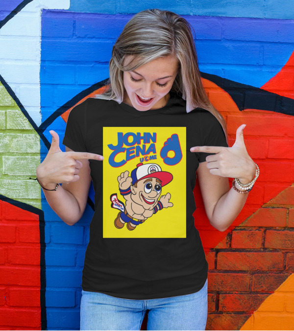 JOHN CENA NEVER GIVE UP U C ME Mario T-Shirt