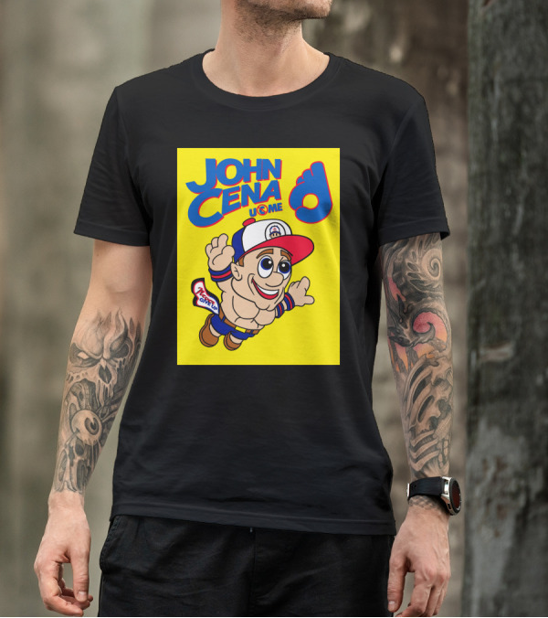 JOHN CENA NEVER GIVE UP U C ME Mario T-Shirt