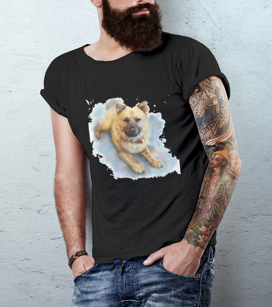 Watercolor Puppy Zen T-Shirt
