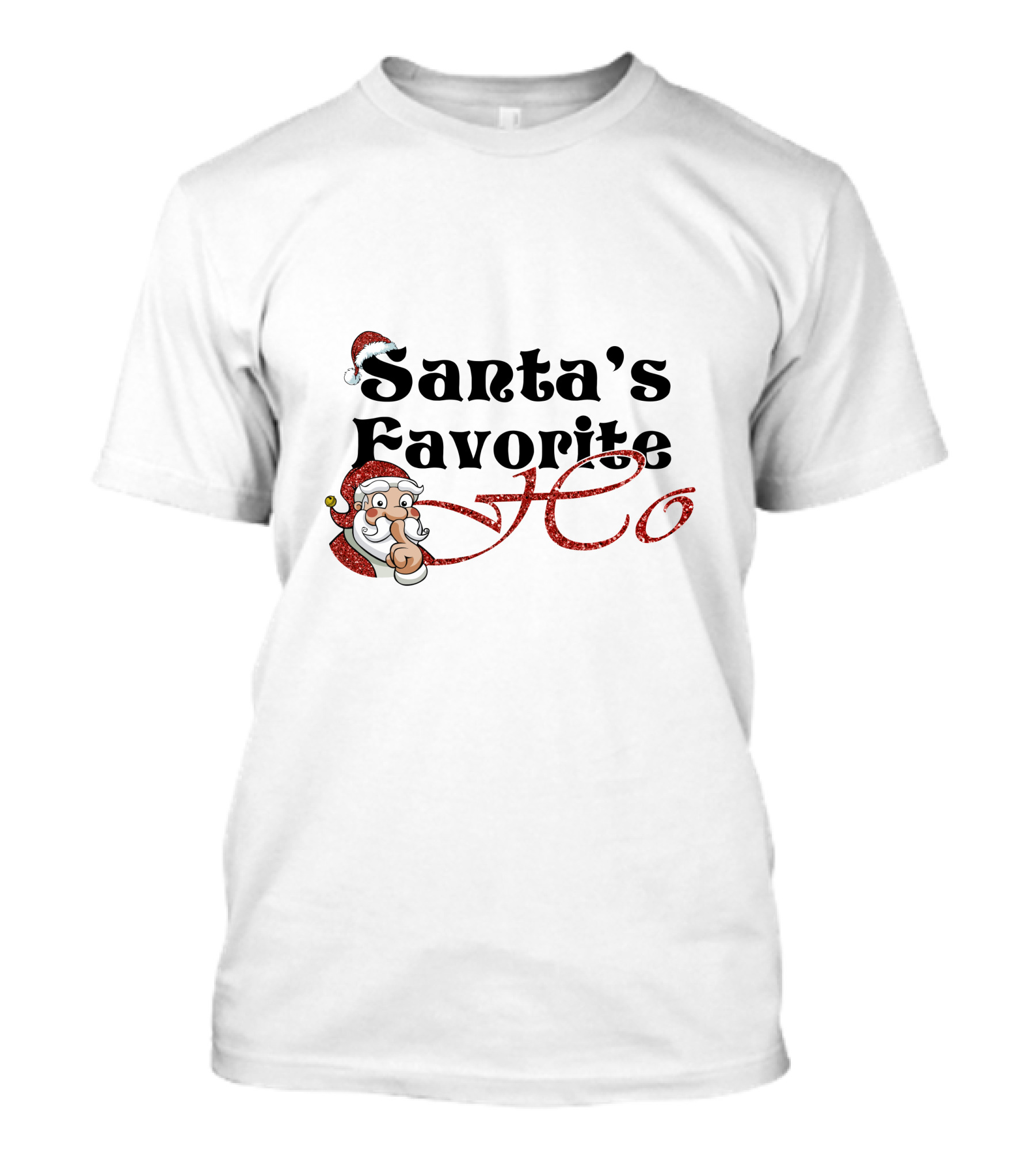 Santa's Favorite Ho Santa Claus Christmas Humor T-Shirt