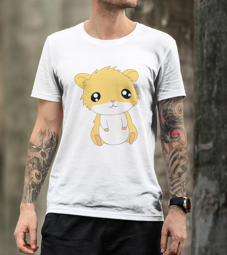 Cute Baby Hamster Cartoon T-Shirt