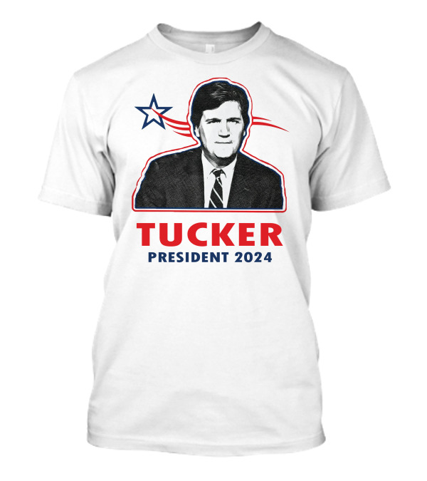 Tucker President 2024 Republican Campaign Star T-Shirt