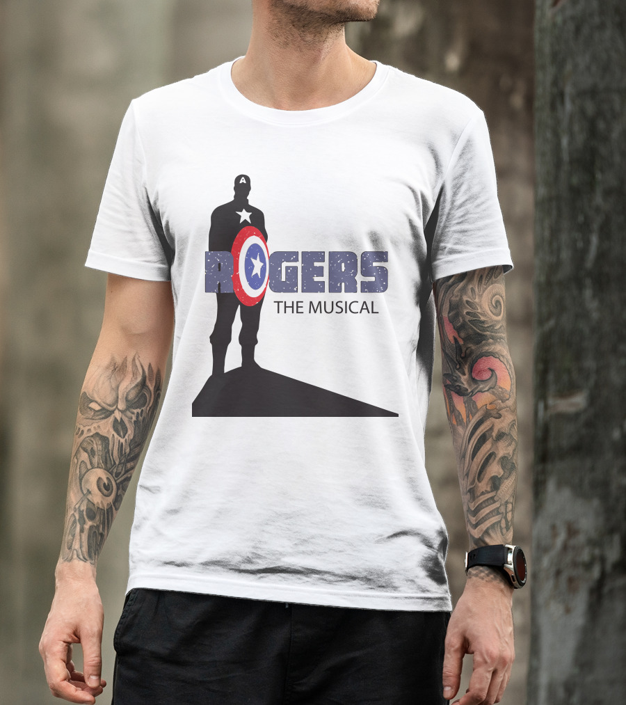 Rogers The Musical Captain America Shield T-Shirt