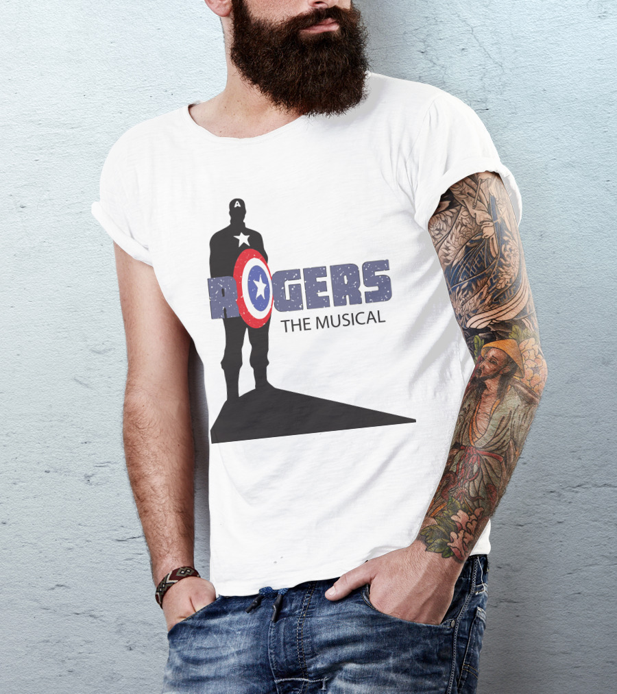 Rogers The Musical Captain America Shield T-Shirt