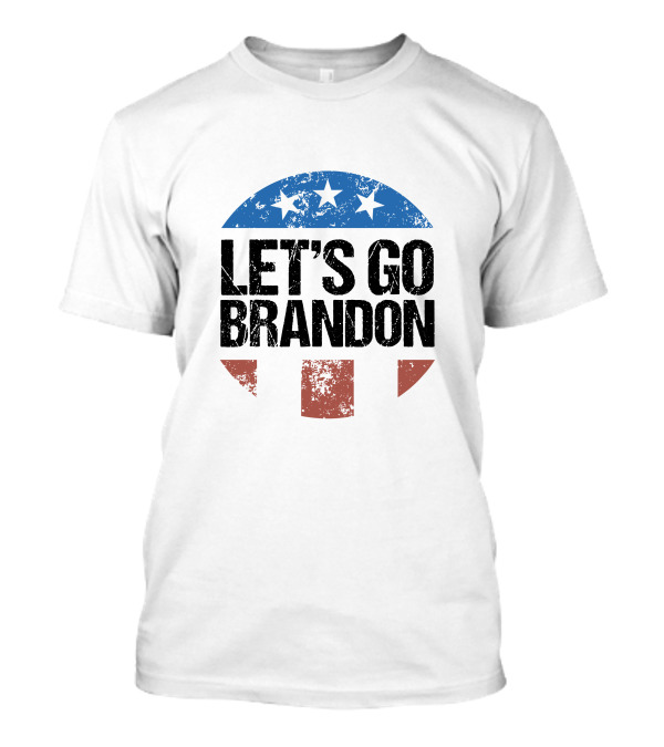 Let's Go Brandon Anti Biden Stars Circle T-Shirt