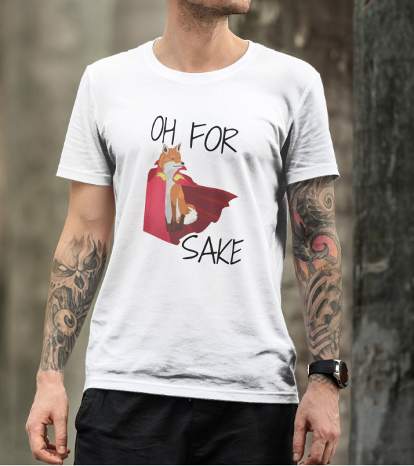 Oh For Sake Fox In Red Cloak T-Shirt