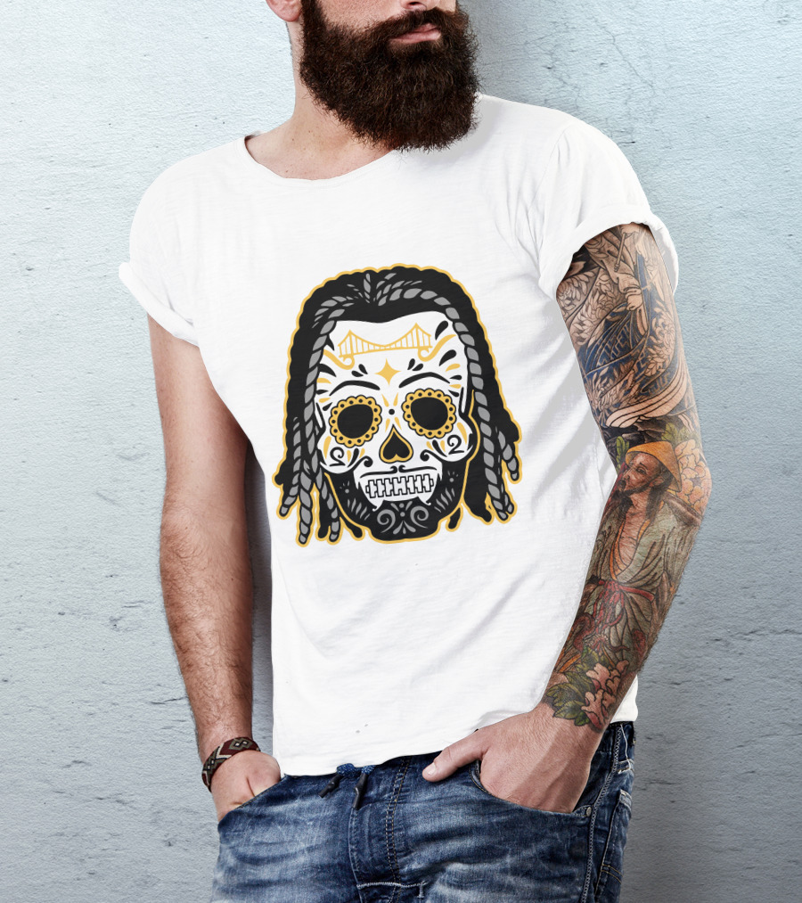 Najee Harris Sugar Skull Pittsburgh Steelers Bridge Elements T-Shirt