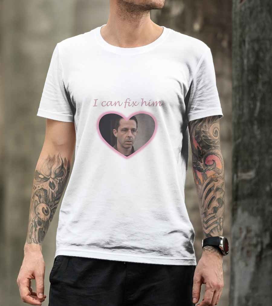I Can Fix Him Heart Image T-Shirt