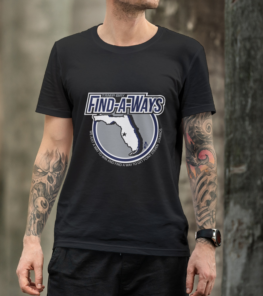Tampa Bay Find-A-Ways We Just A Way To Win And Find A Way To Get Point Steven Stamkos T-Shirt