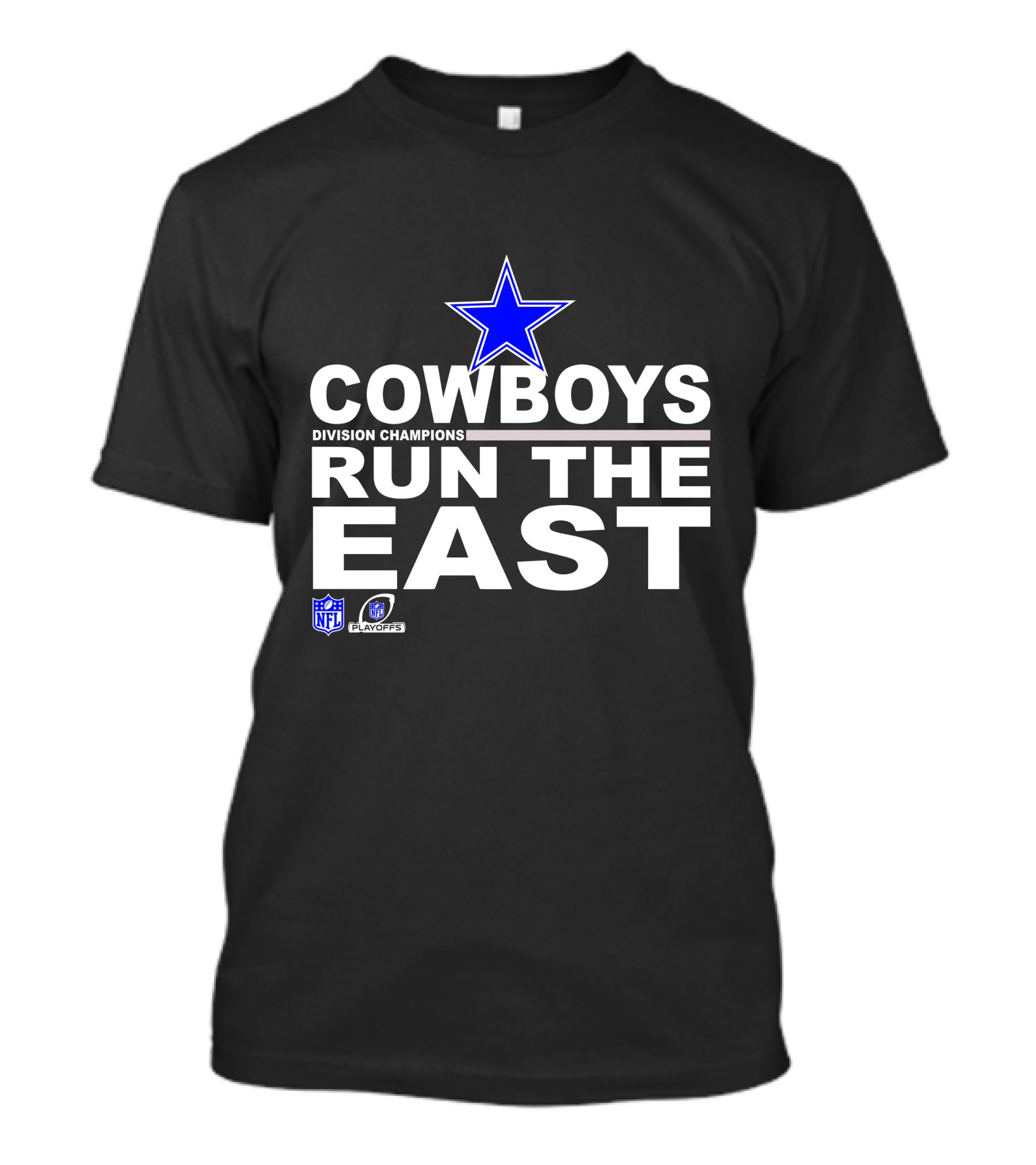 Cowboys Division Champions Run The East NFL Playoffs T-Shirt