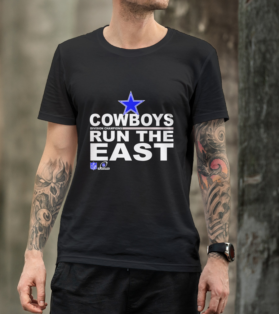 Cowboys Division Champions Run The East NFL Playoffs T-Shirt