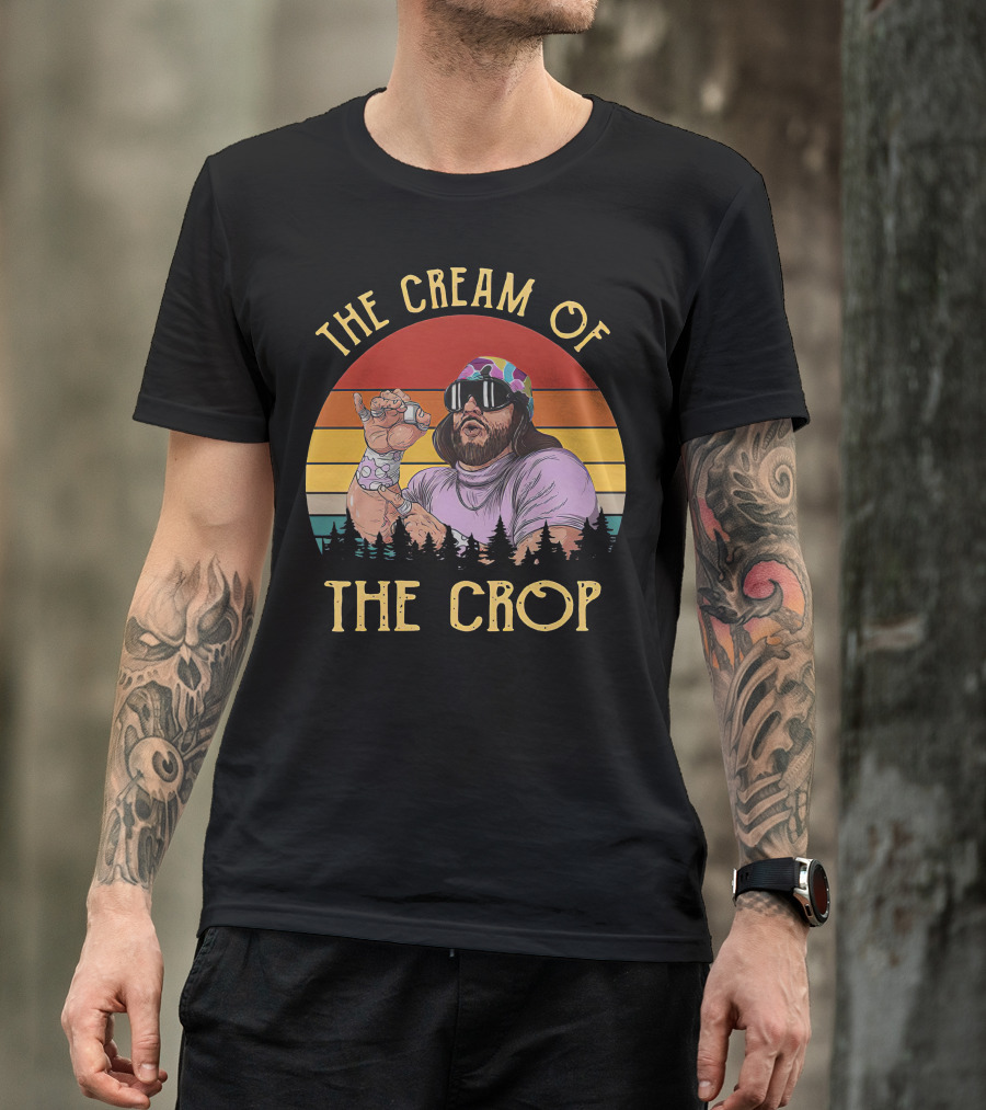 THE CREAM OF THE CROP RETRO WRESTLER T-Shirt