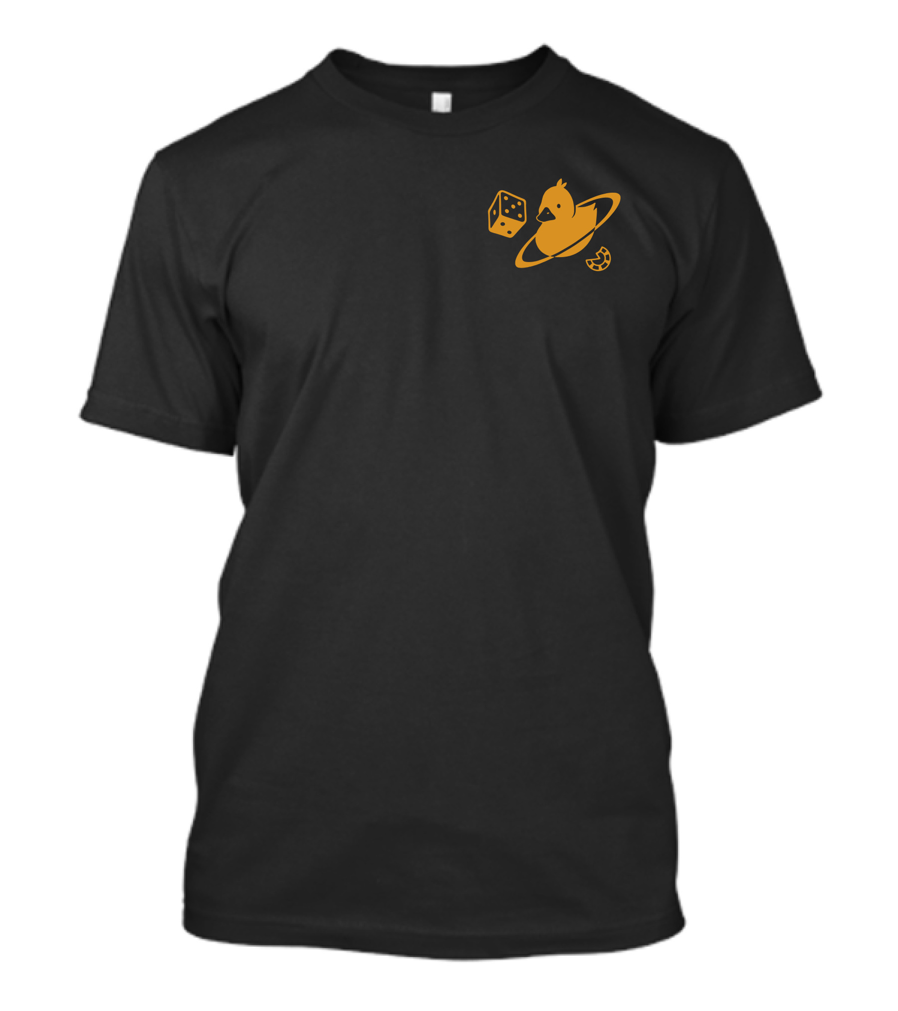 Duck Saturn Dice Horseshoe Iconic Elements T-Shirt