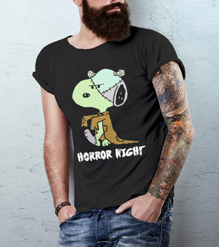 Horror Night Frankenstein Snoopy T-Shirt