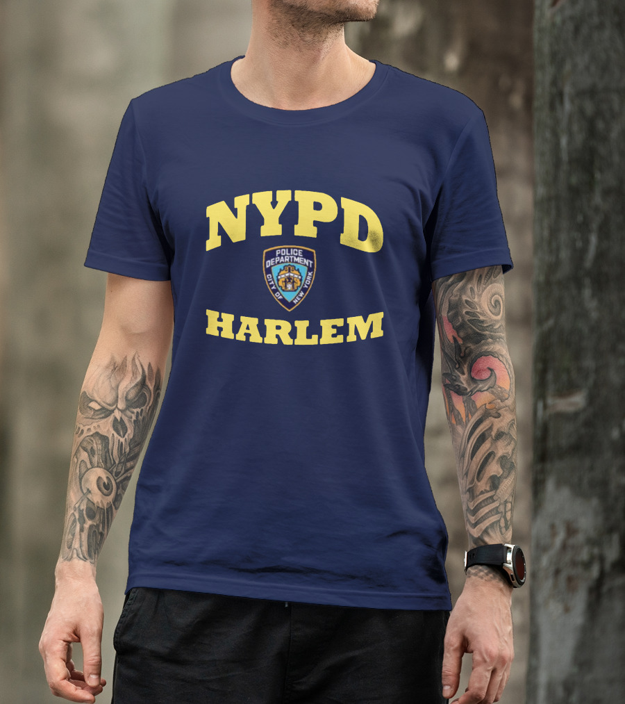 NYPD Police Department City Of New York Harlem T-Shirt