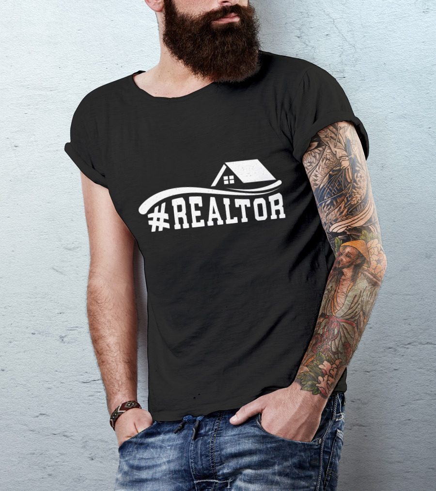 Realtor Housing Real Estate Agent Emblem T-Shirt