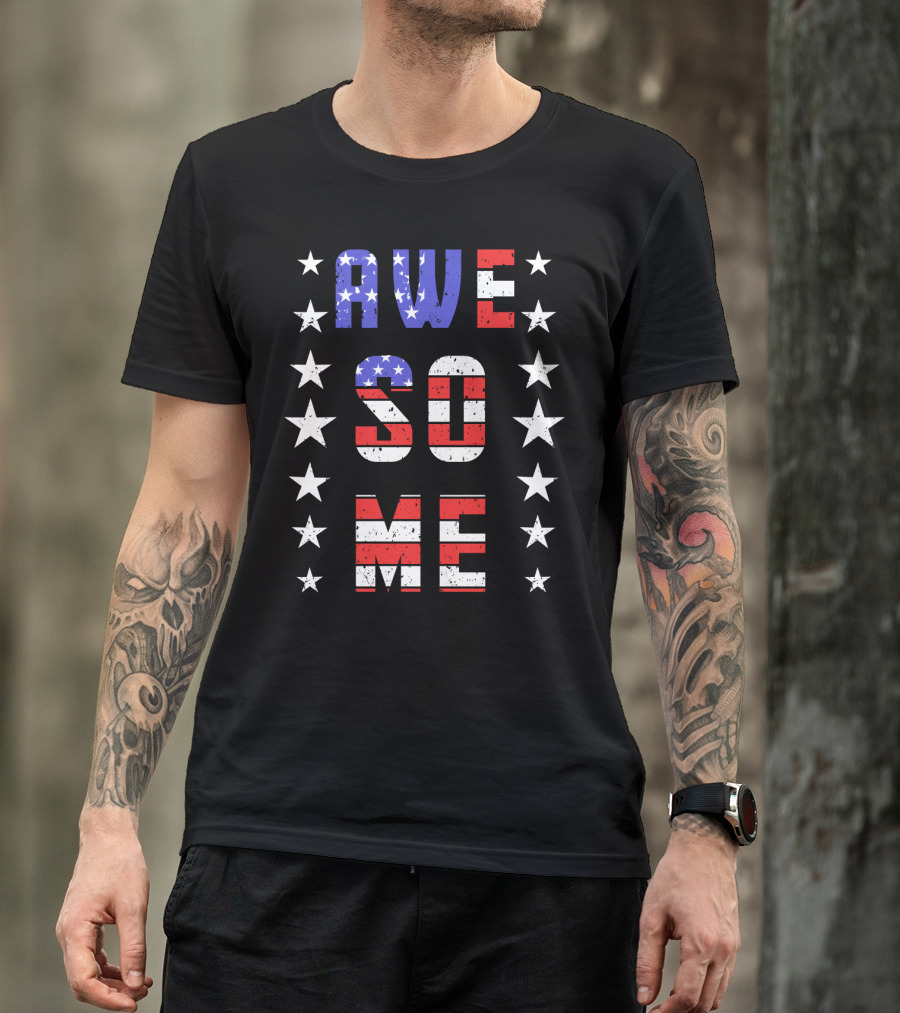 Awesome Stars And Stripes American Flag T-Shirt