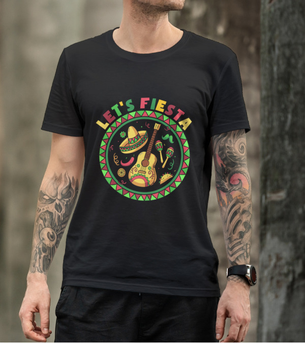 Let's Fiesta Cinco De Mayo Party Mexican T-Shirt