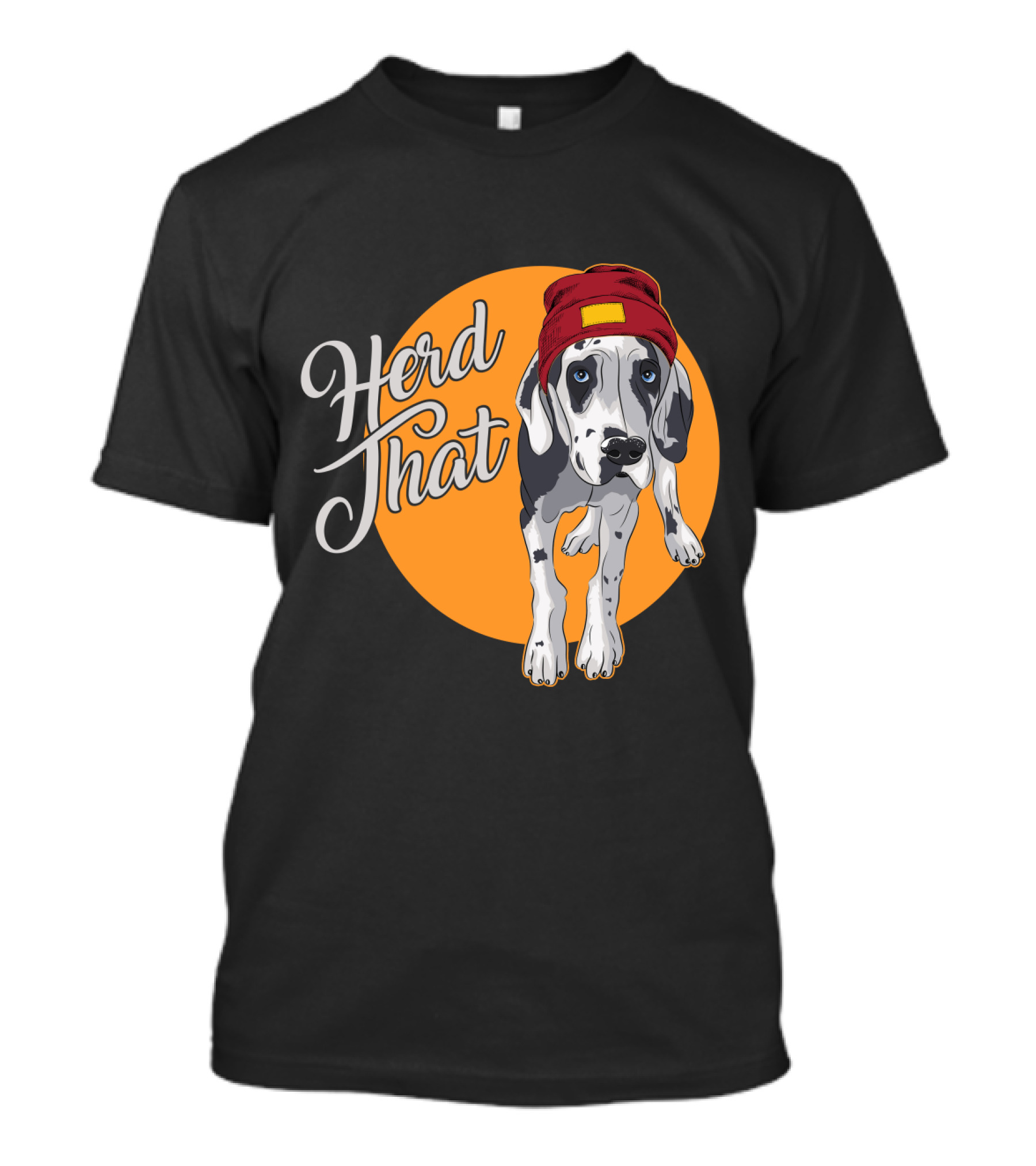 Herd That Funny Great Dane Animal Lover Dog T-Shirt