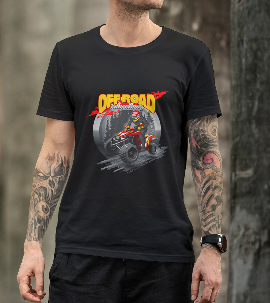 Off Road Adventure ATV Forest Racing T-Shirt