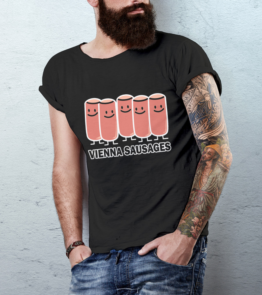 Vienna Sausages Happy Friends Smiling Quartet T-Shirt