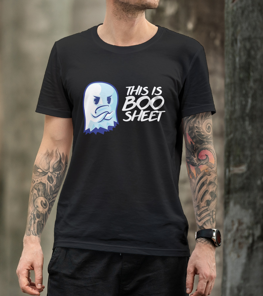 This Is Boo Sheet Ghost Expression T-Shirt