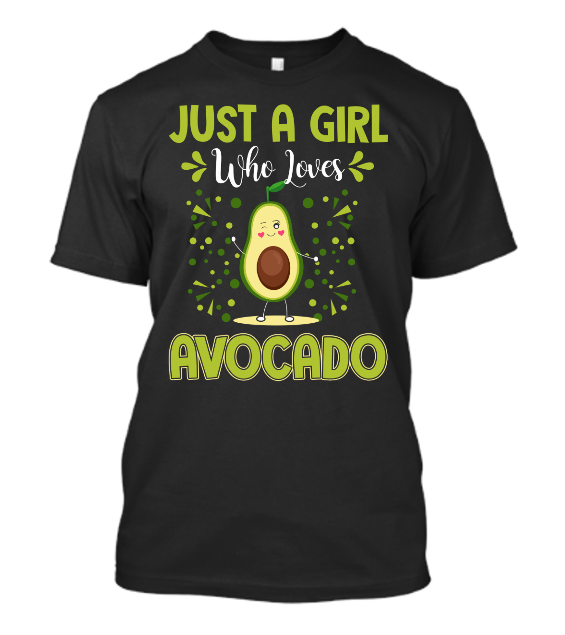 Just A Girl Who Loves Avocado Fun T-Shirt