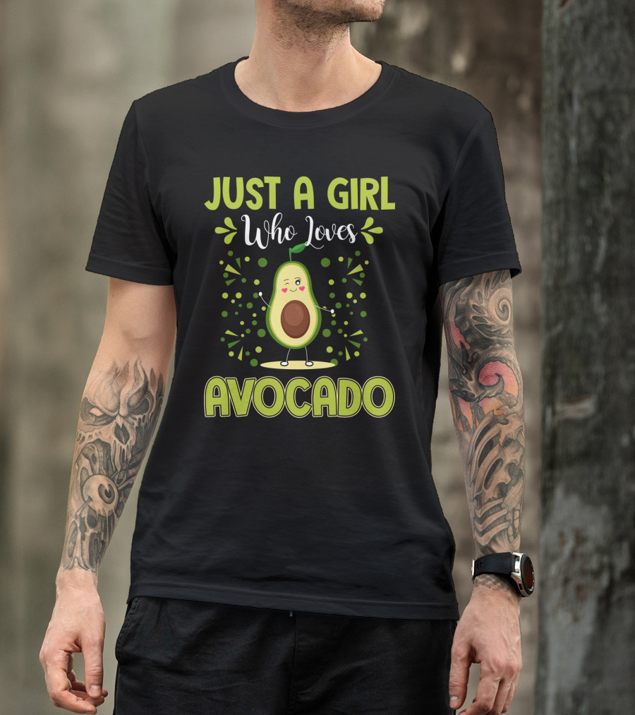 Just A Girl Who Loves Avocado Fun T-Shirt