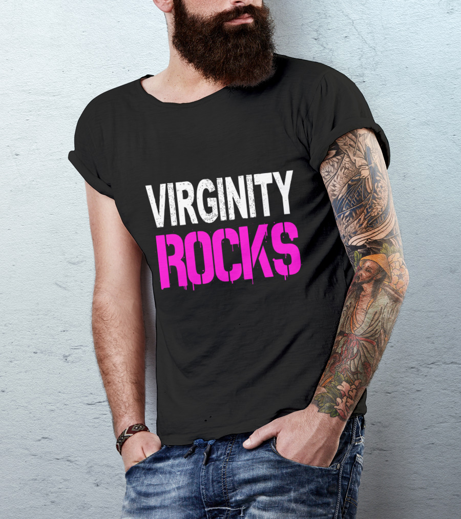 Virginity Rocks Trendy Tee By Danny Duncan T-Shirt