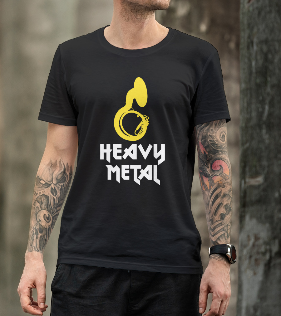 Heavy Metal Sousaphone Fun Marching Band T-Shirt