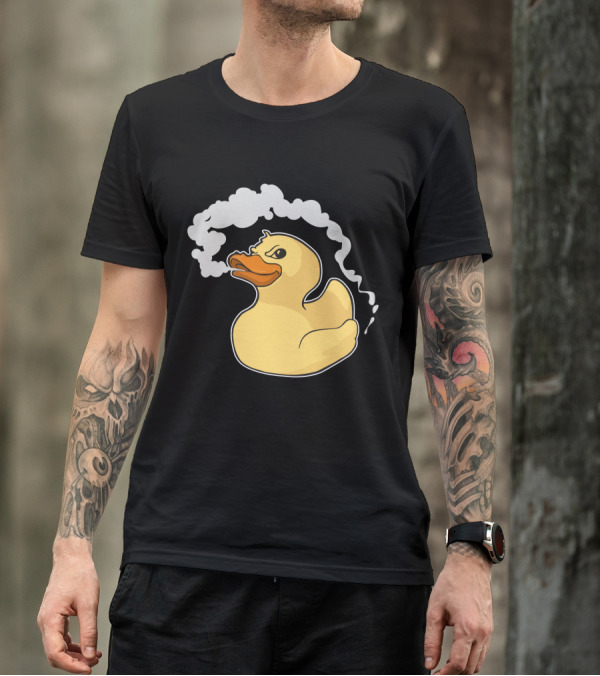 Fire Breathing Rubber Ducky With Smoke T-Shirt