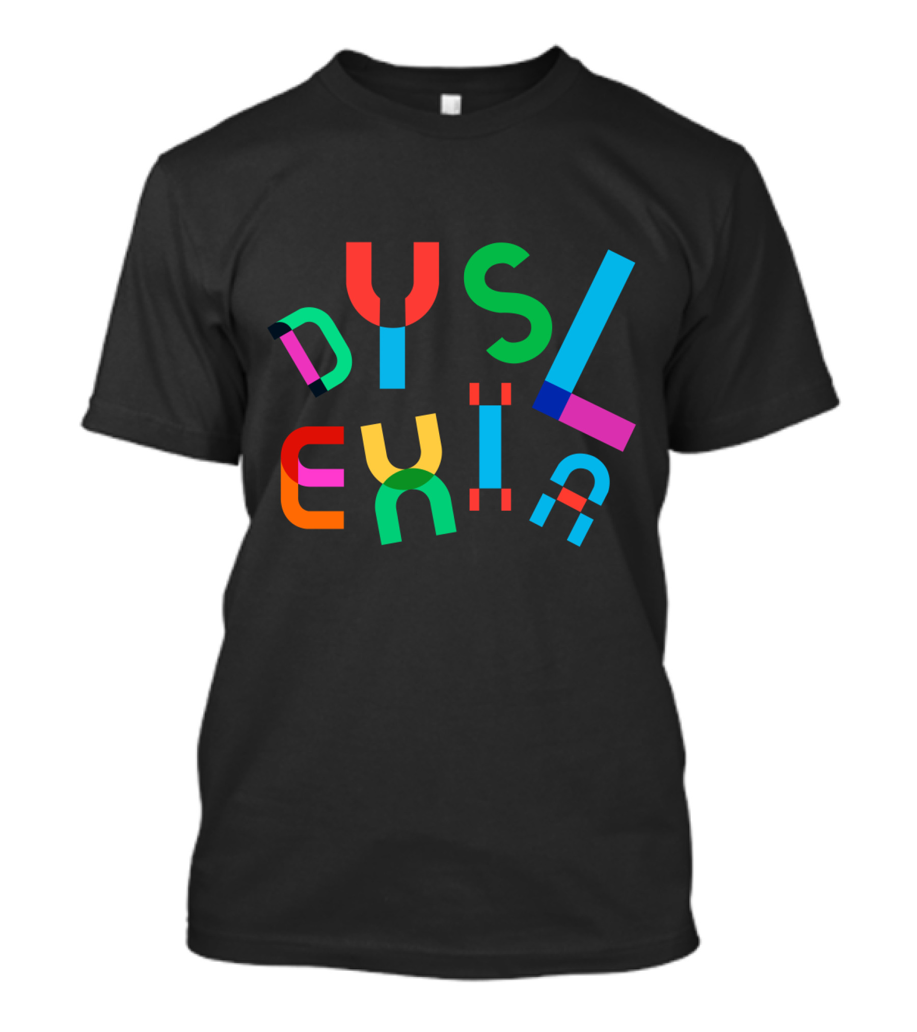Dyslexia Multicolor Awareness T-Shirt