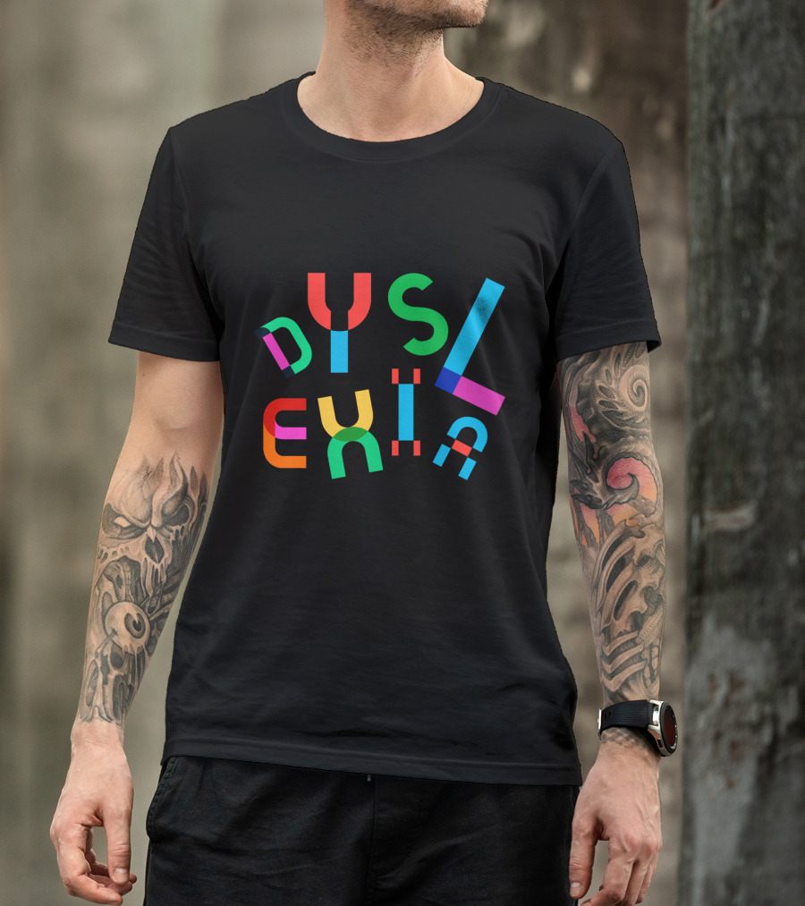 Dyslexia Multicolor Awareness T-Shirt