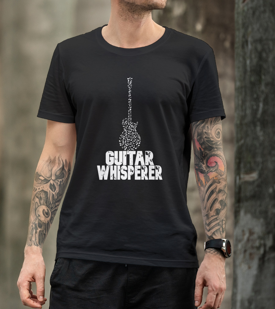 Guitar Whisperer Musical Notes T-Shirt