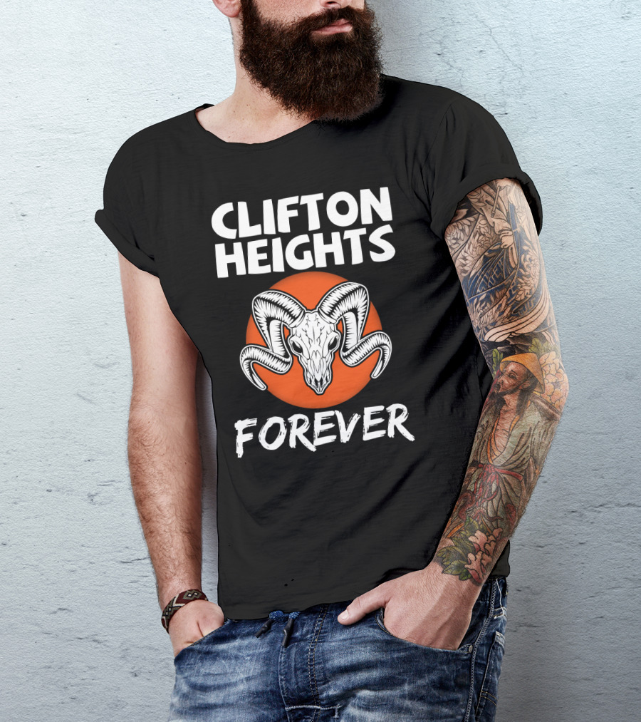 Clifton Heights Forever Ram Skull T-Shirt