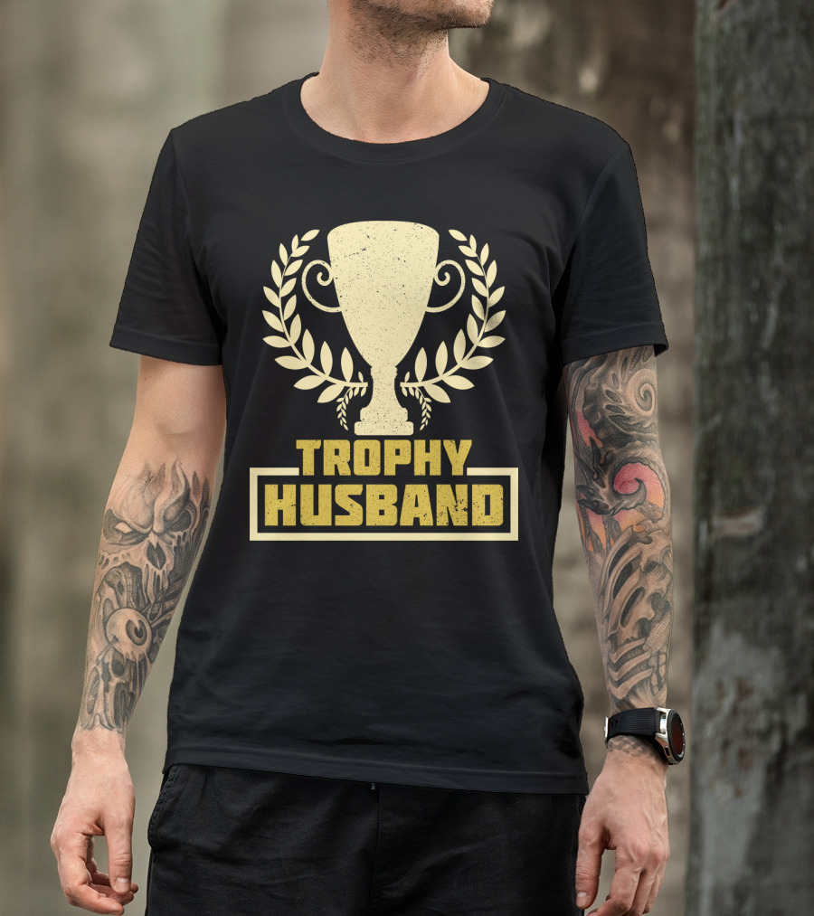 Trophy Husband Laurel Cup Highlight T-Shirt