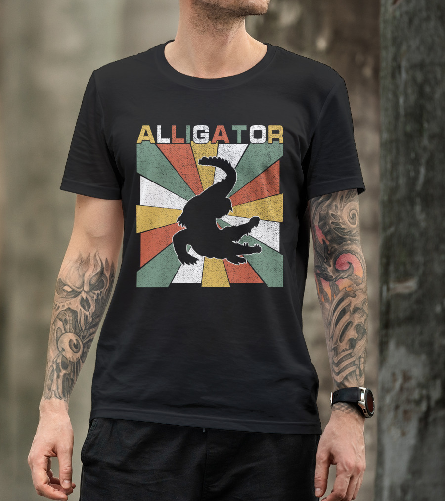 Alligator Retro 70s Vintage T-Shirt