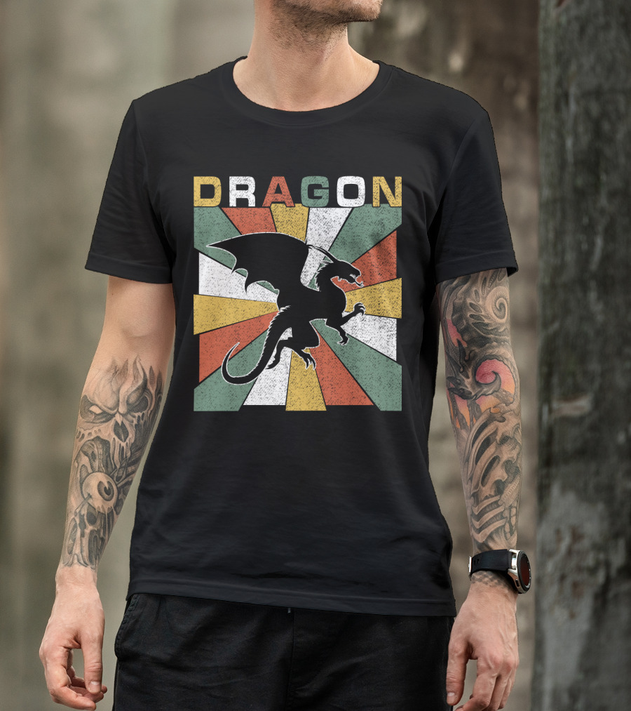 Dragon Vintage 70s Rainbow Burst T-Shirt