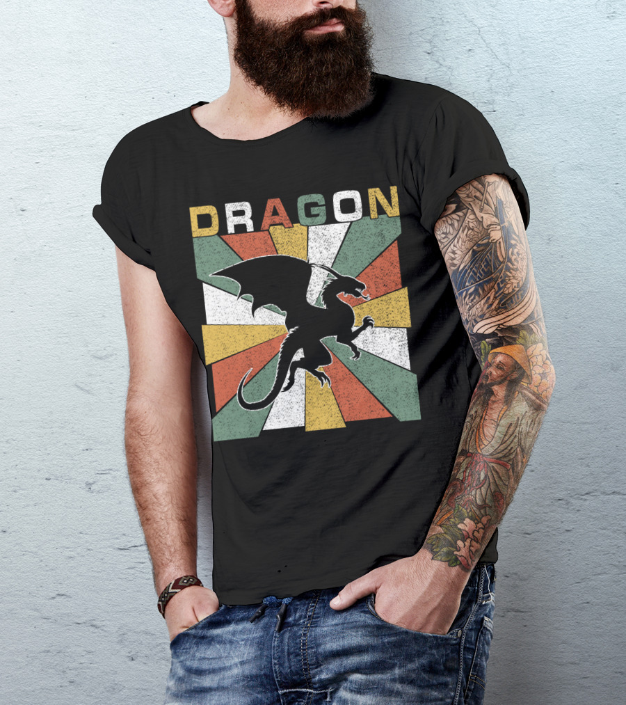 Dragon Vintage 70s Rainbow Burst T-Shirt