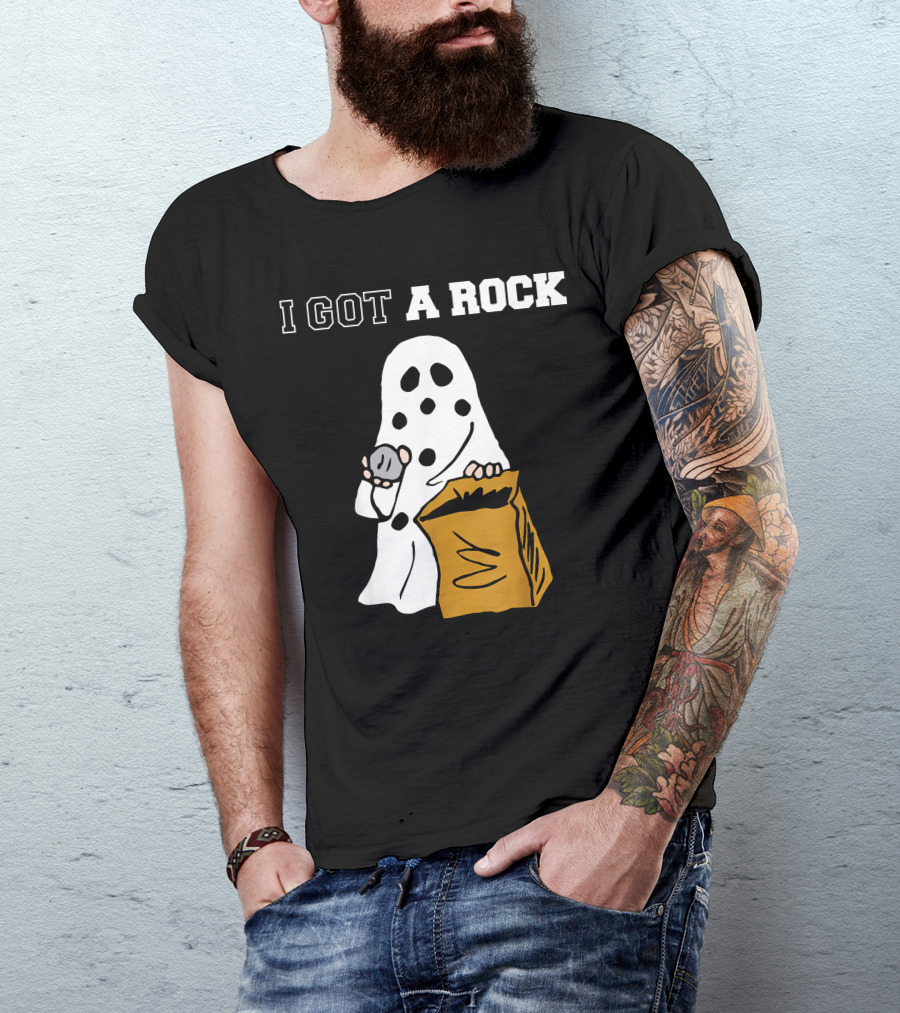 I Got A Rock Ghost Costume Halloween Peanuts Charlie Brown T-Shirt