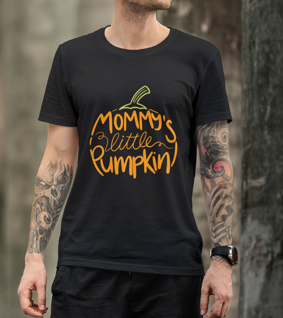 Mommy's Little Pumpkin Halloween Pregnancy Costumes T-Shirt