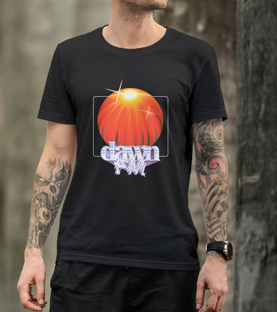 The Weeknd Dawn FM Sunburst Graphic Merchandise T-Shirt