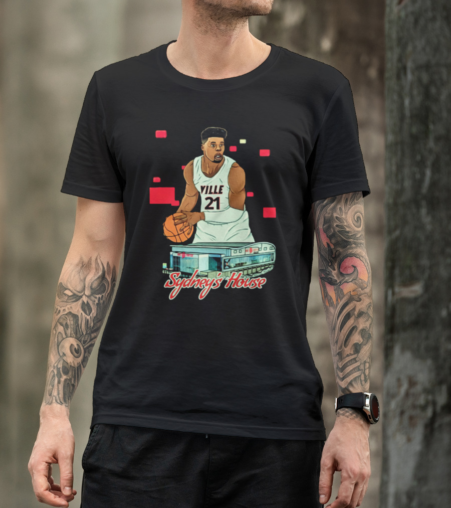 Sydney's House Ville 21 Basketball Player T-Shirt
